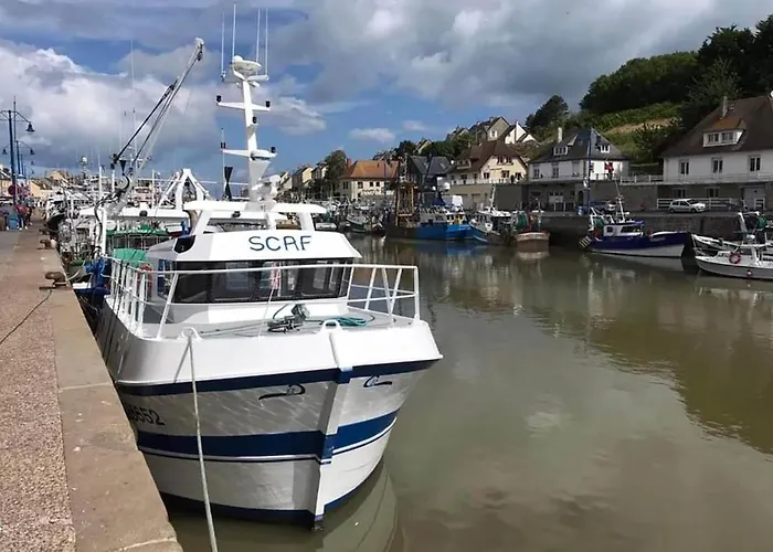 Lejlighed Lumineux Et Cosy Avec Jardin Vue Sur Chateau Pres Port En Bessin, Bayeux Et Omaha Commes