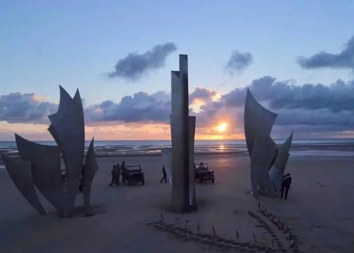 Lumineux Et Cosy Avec Jardin Vue Sur Chateau Pres Port En Bessin, Bayeux Et Omaha Lejlighed *