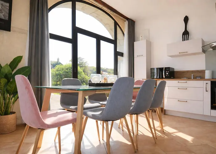 Lejlighed Lumineux Et Cosy Avec Jardin Vue Sur Chateau Pres Port En Bessin, Bayeux Et Omaha Commes